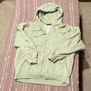 Brandy Melville Sage Green Hoodie